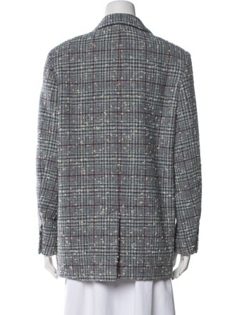 Étoile Isabel Marant Wool Plaid Print Coat