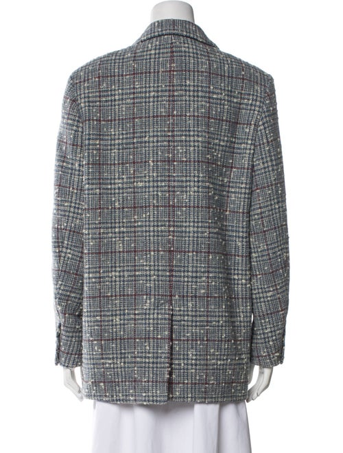 Étoile Isabel Marant Wool Plaid Print Coat