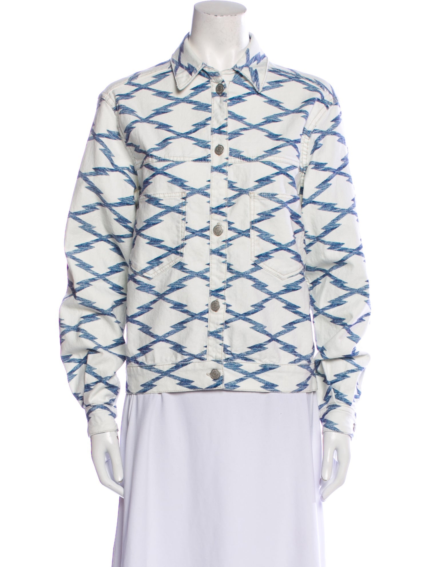 Étoile Isabel Marant Printed Denim Jacket