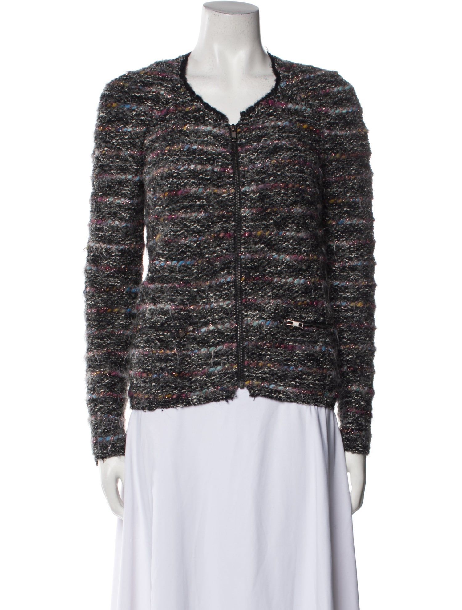 Étoile Isabel Marant Striped V-Neck Sweater