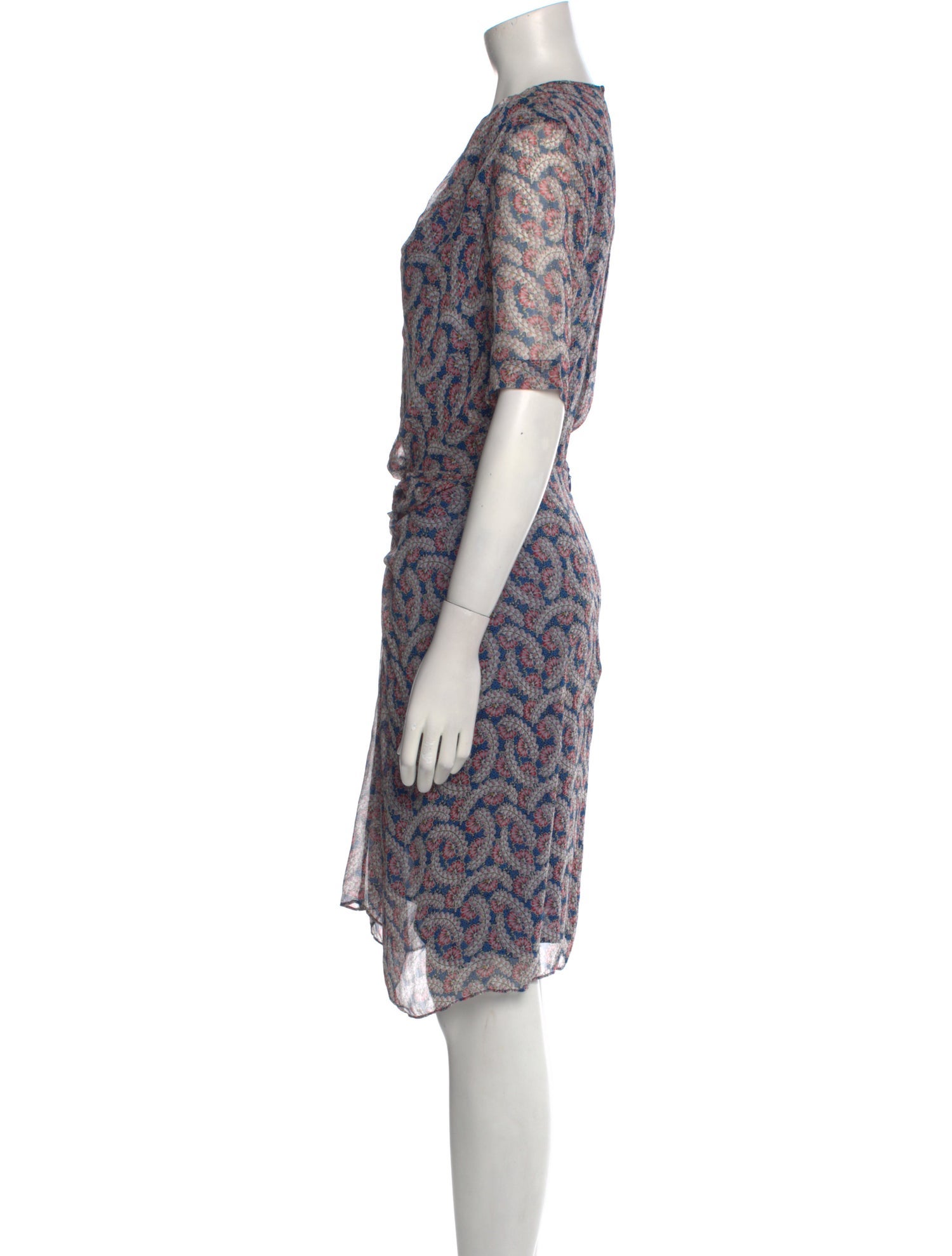 Étoile Isabel Marant Silk Knee-Length Dress