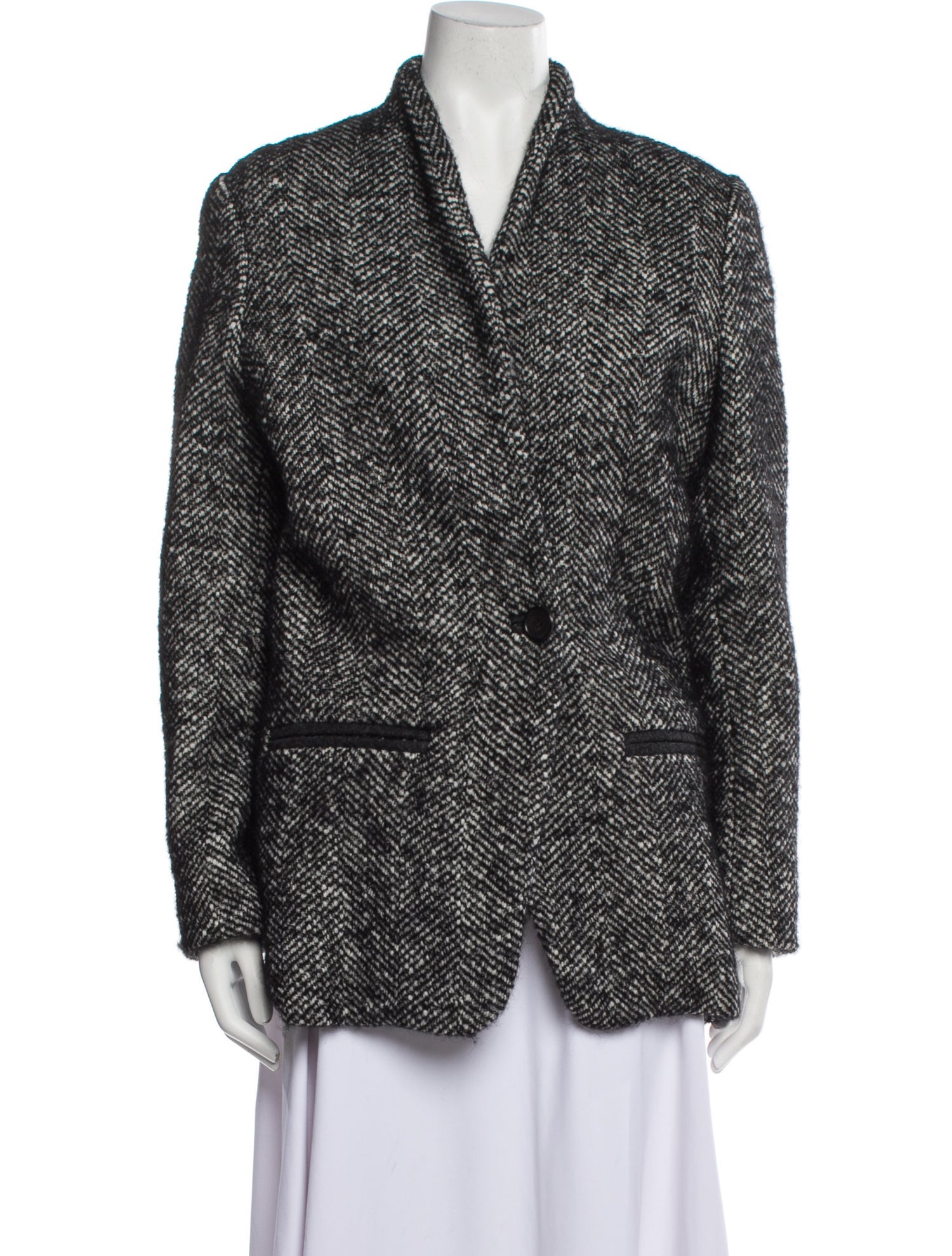 Étoile Isabel Marant Wool Tweed Pattern Jacket