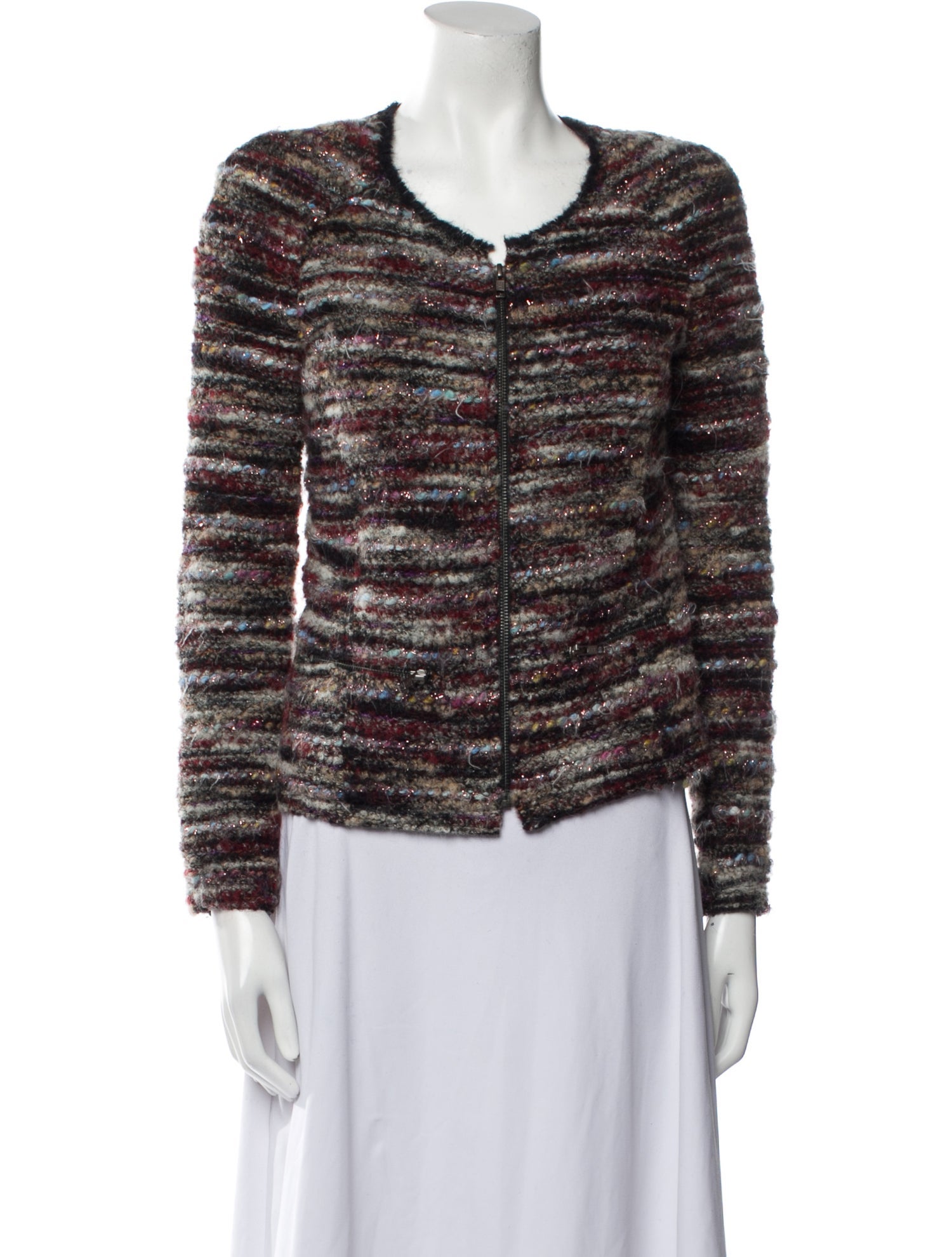 Étoile Isabel Marant Virgin Wool Tweed Pattern Evening Jacket