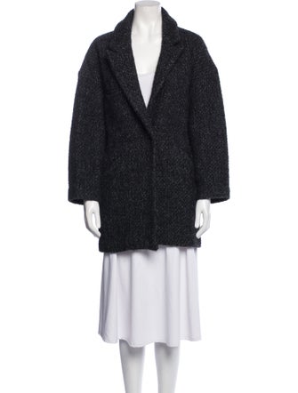Étoile Isabel Marant Wool Faux Fur Coat