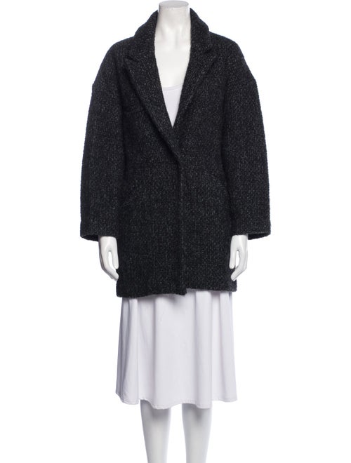 Étoile Isabel Marant Wool Faux Fur Coat