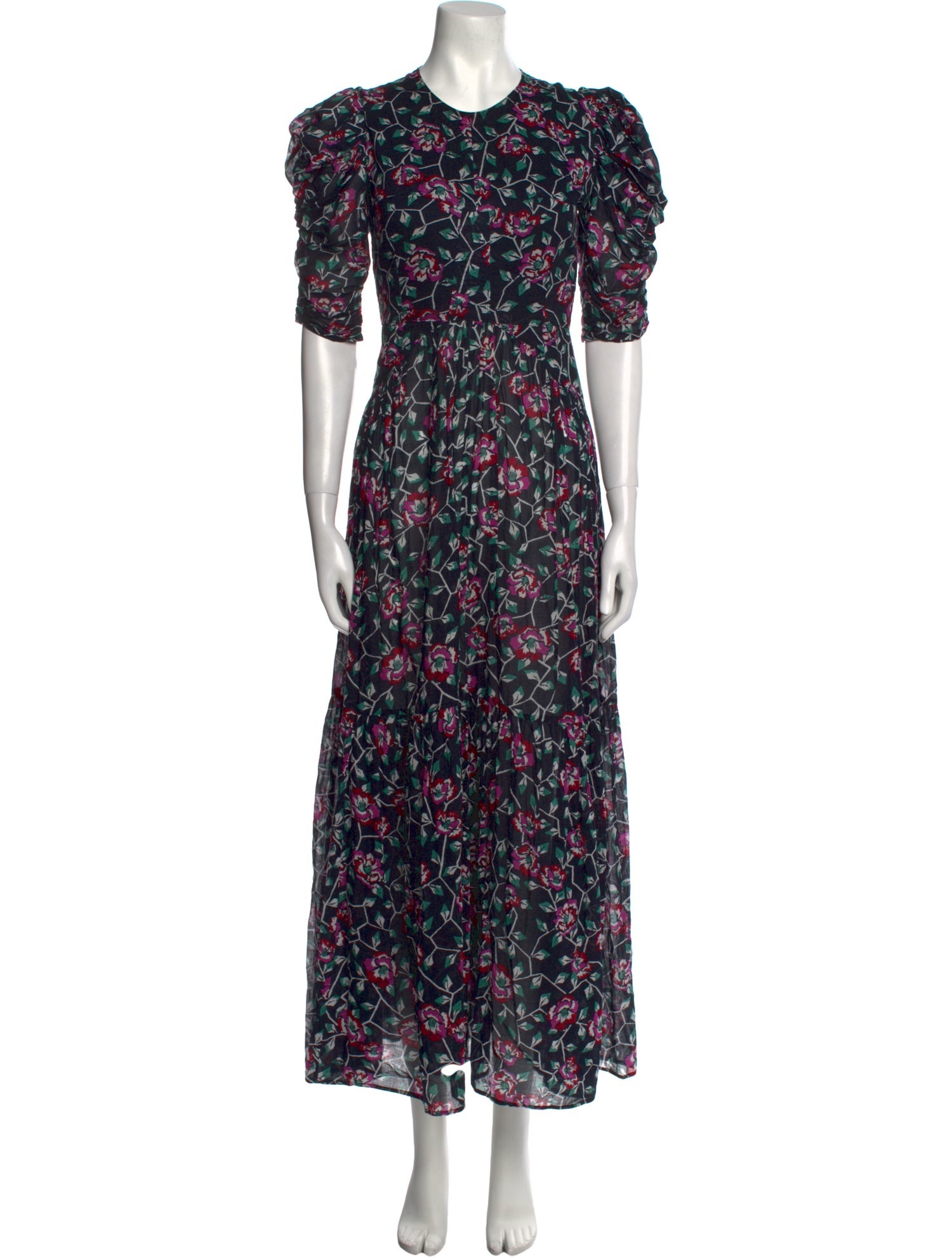 Étoile Isabel Marant Floral Print Midi Length Dress