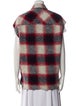 Étoile Isabel Marant Wool Plaid Print Vest