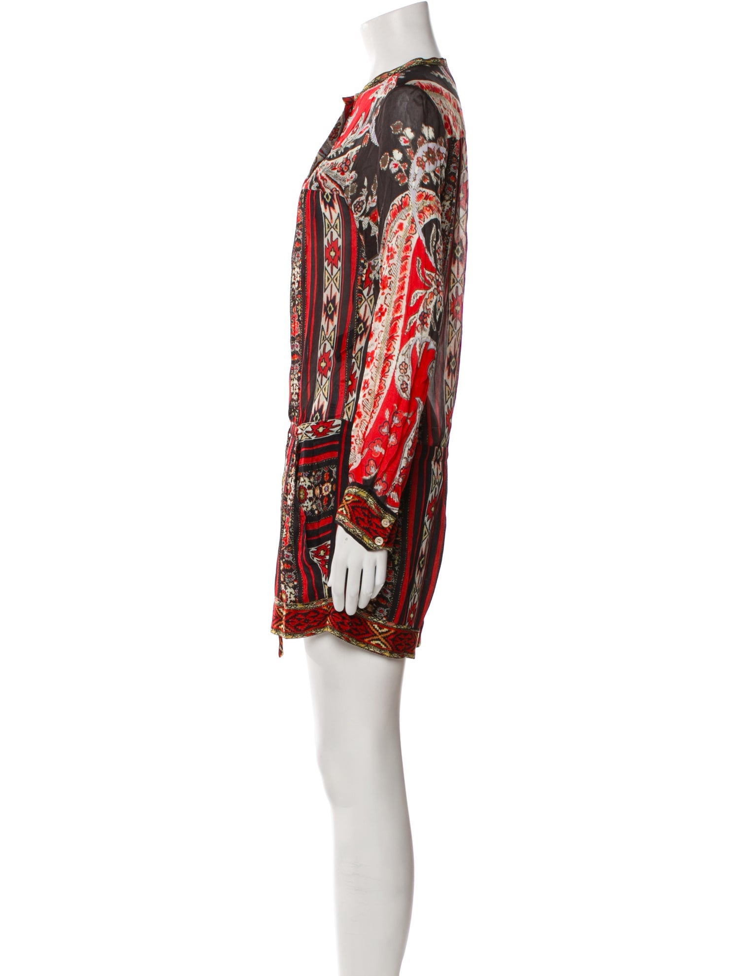 Étoile Isabel Marant Printed Crew Neck Romper