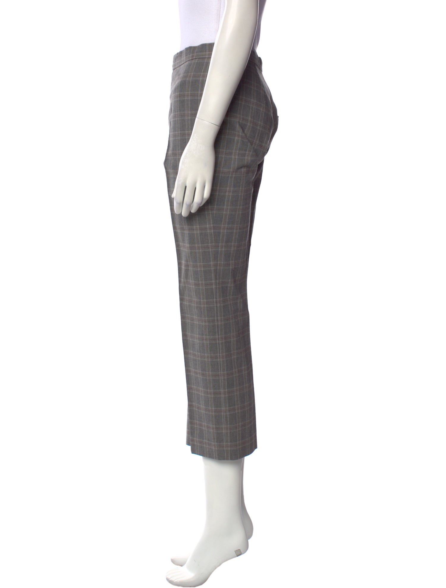 Étoile Isabel Marant Plaid Print Wide Leg Pants