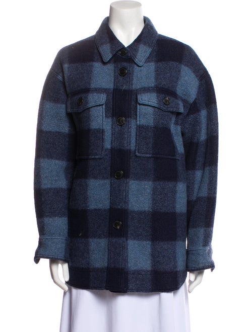 Étoile Isabel Marant Plaid Print Coat