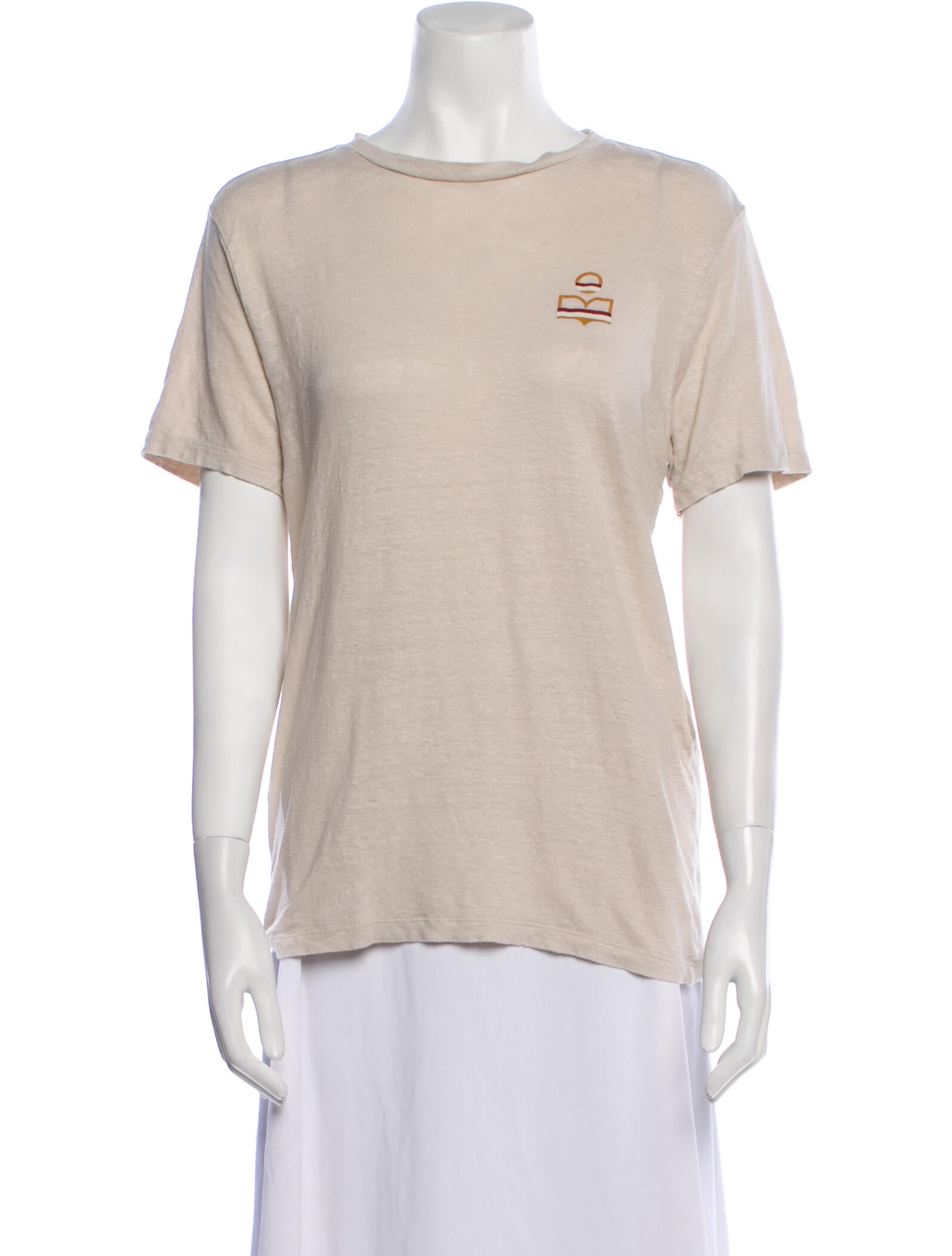 Étoile Isabel Marant Linen Graphic Print T-Shirt