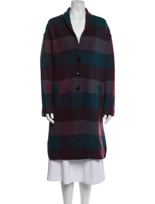 Étoile Isabel Marant Plaid Print Coat