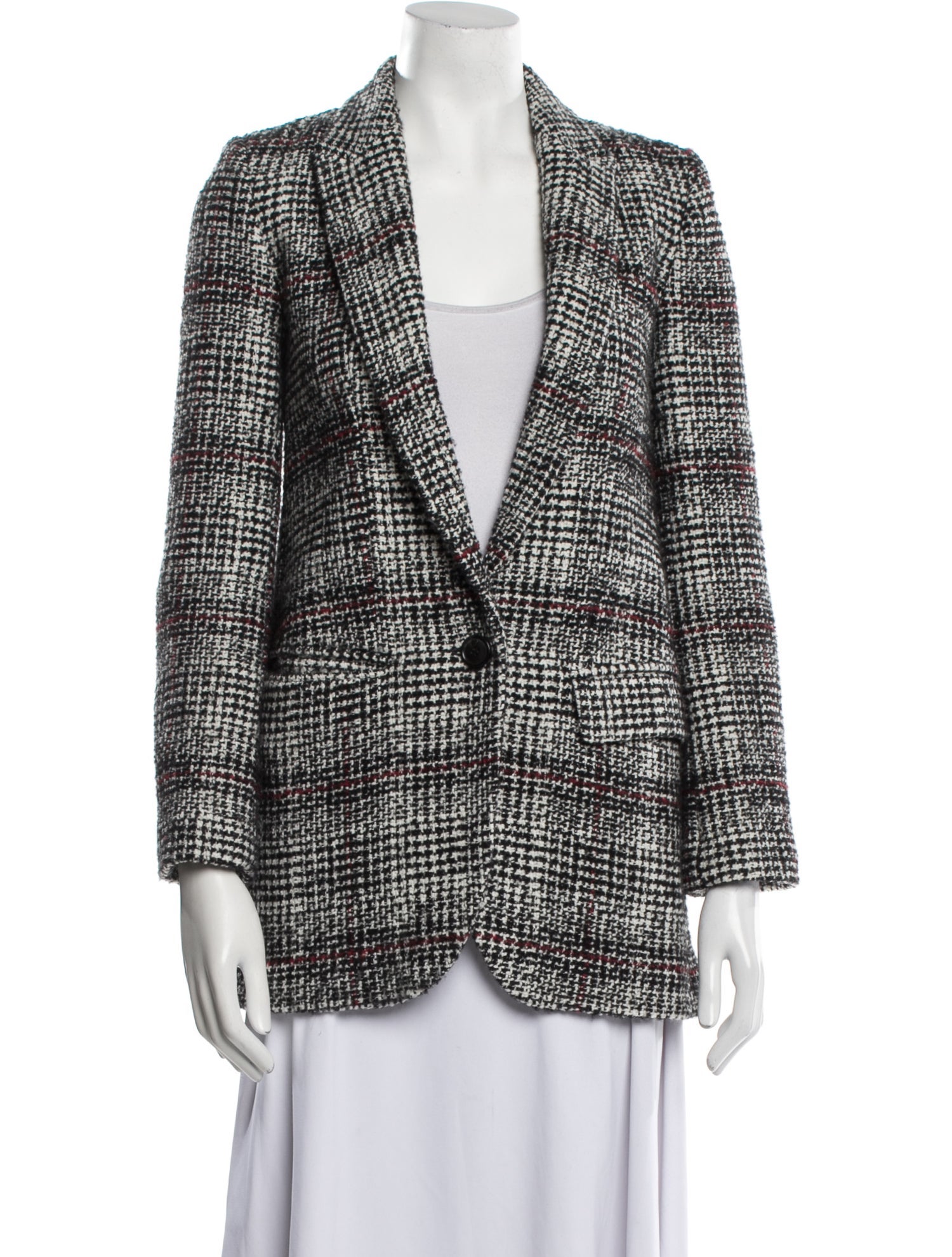 Étoile Isabel Marant Virgin Wool Printed Blazer