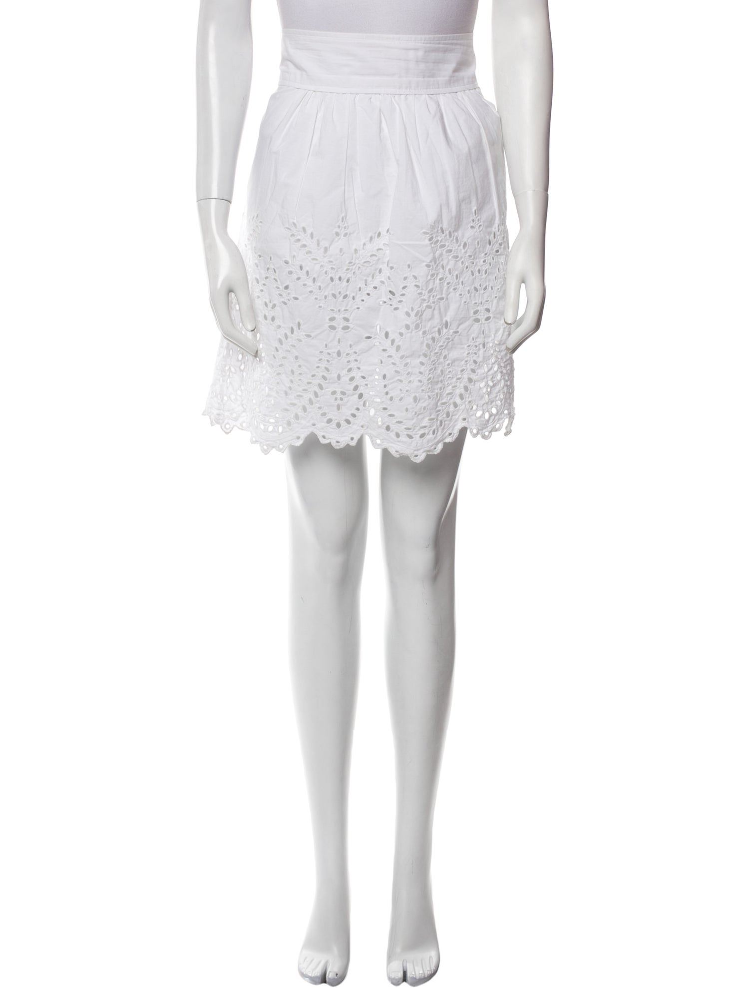 Étoile Isabel Marant Eyelet Trim Knee-Length Skirt