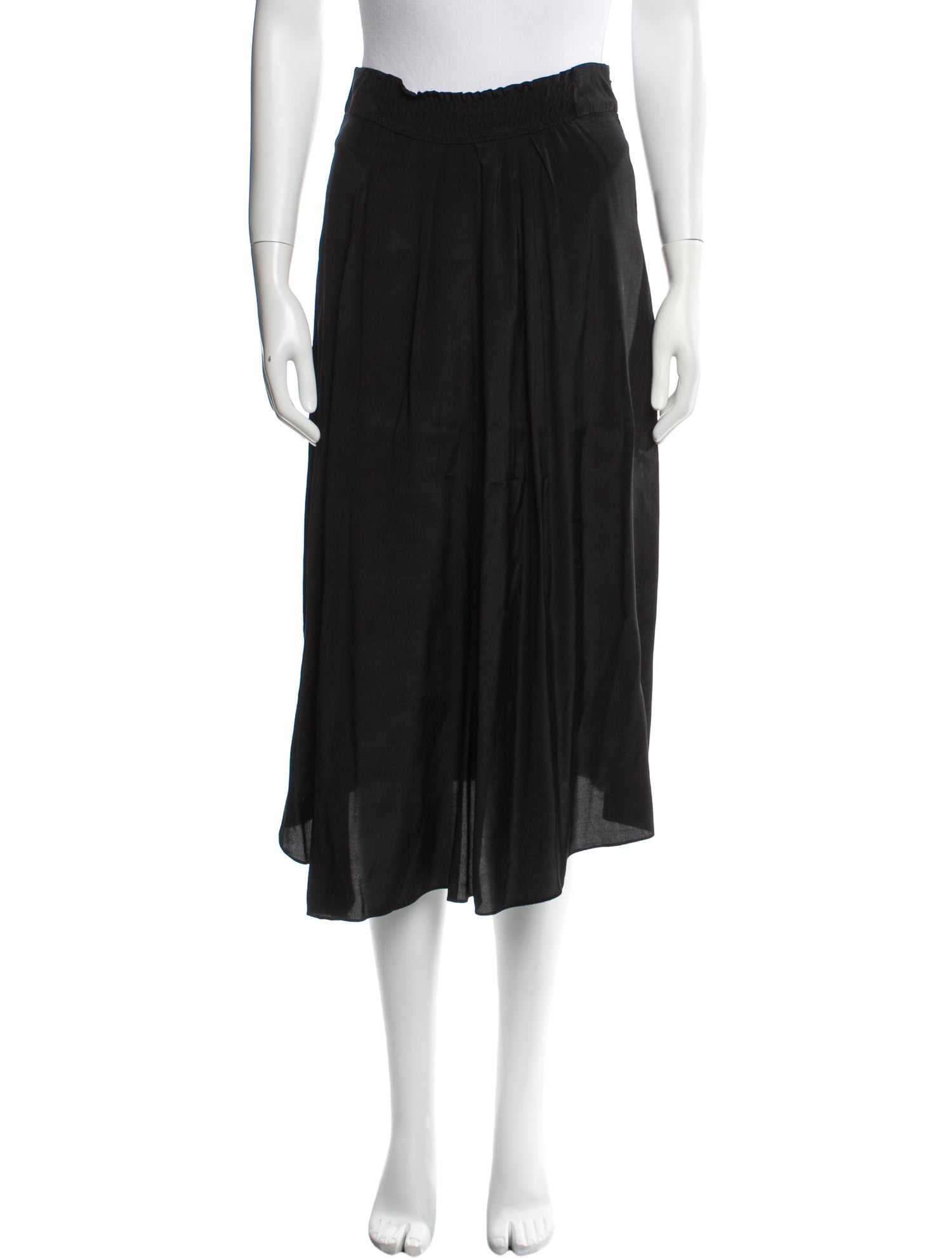 Étoile Isabel Marant Pleated Accents Midi Length Skirt