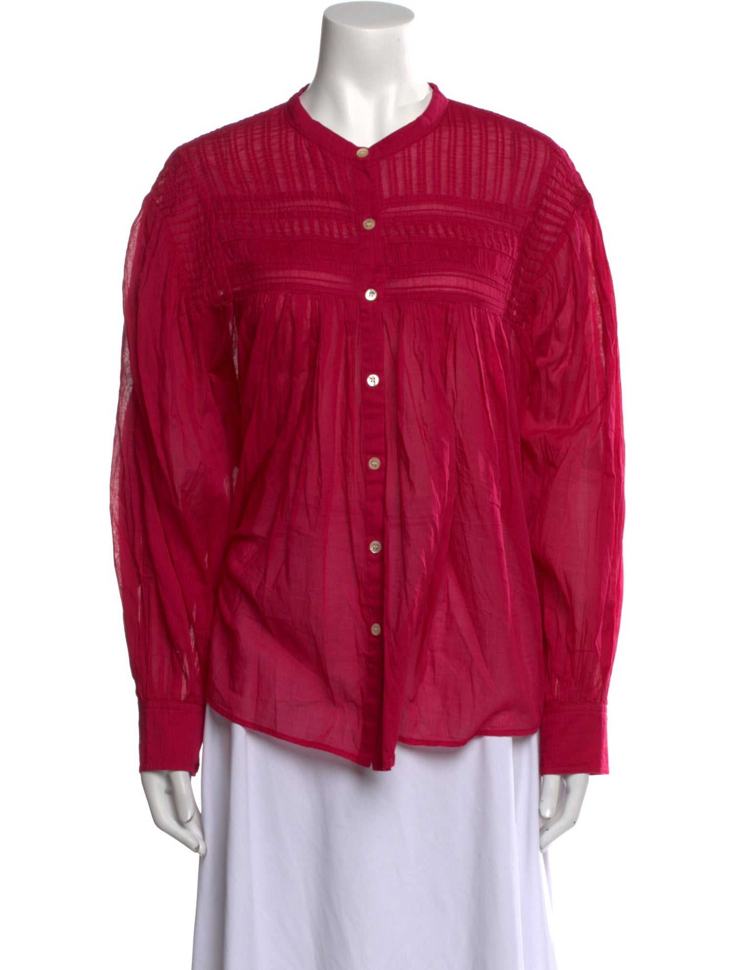 Étoile Isabel Marant Long Sleeve Button-Up Top