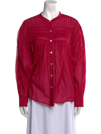 Étoile Isabel Marant Long Sleeve Button-Up Top