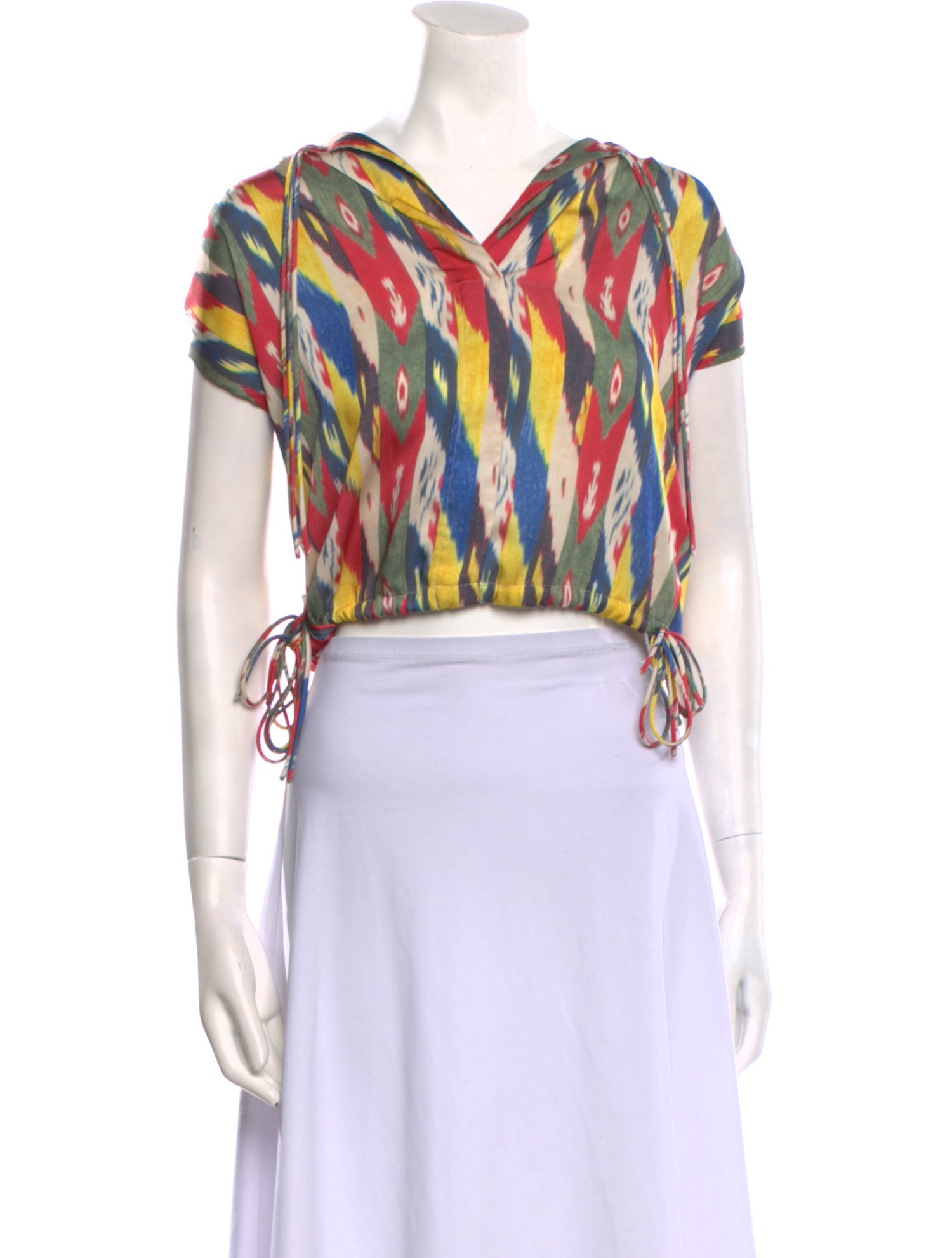 Étoile Isabel Marant Printed V-Neck Blouse