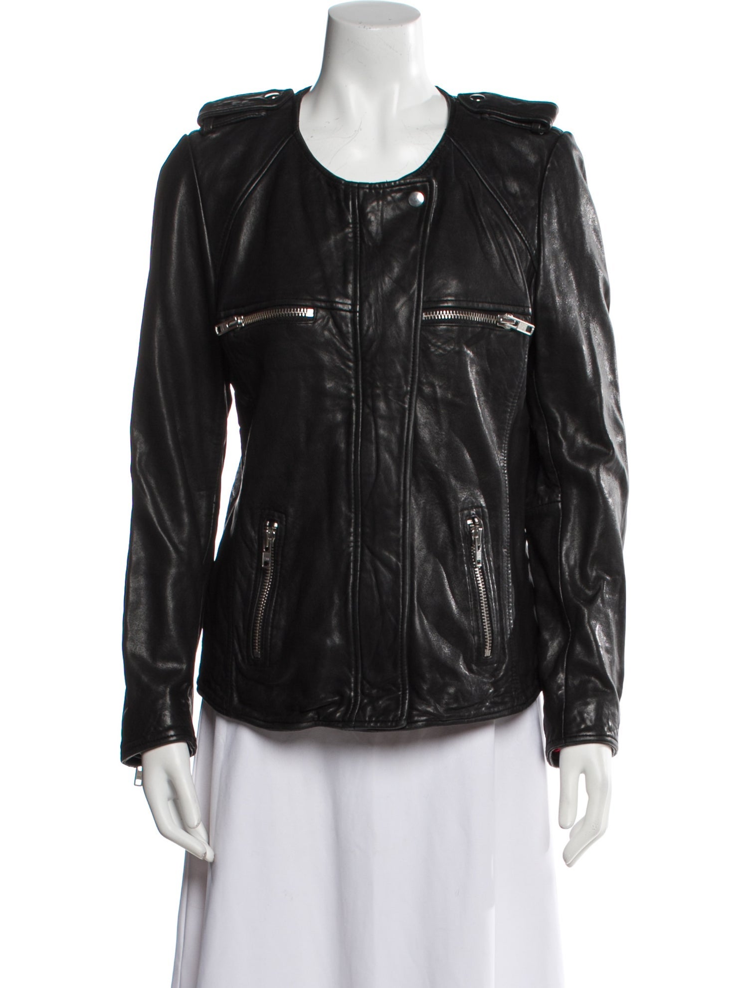 Étoile Isabel Marant Lambskin Biker Jacket