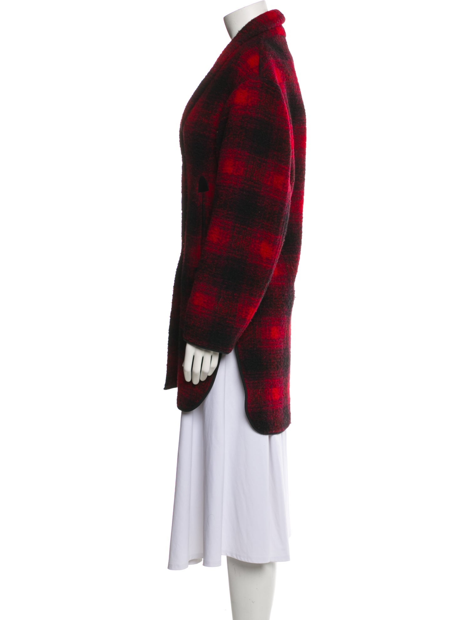 Étoile Isabel Marant Plaid Print Coat