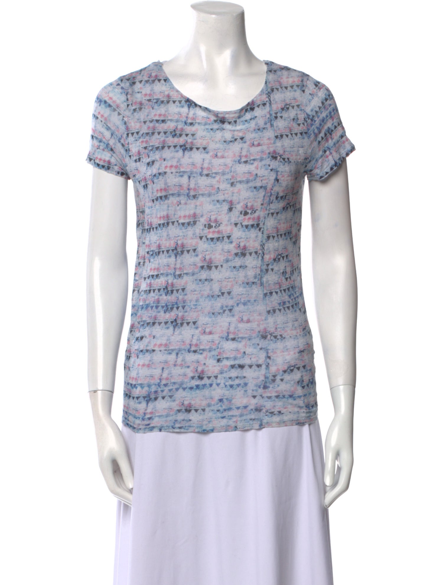 Étoile Isabel Marant Linen Printed T-Shirt