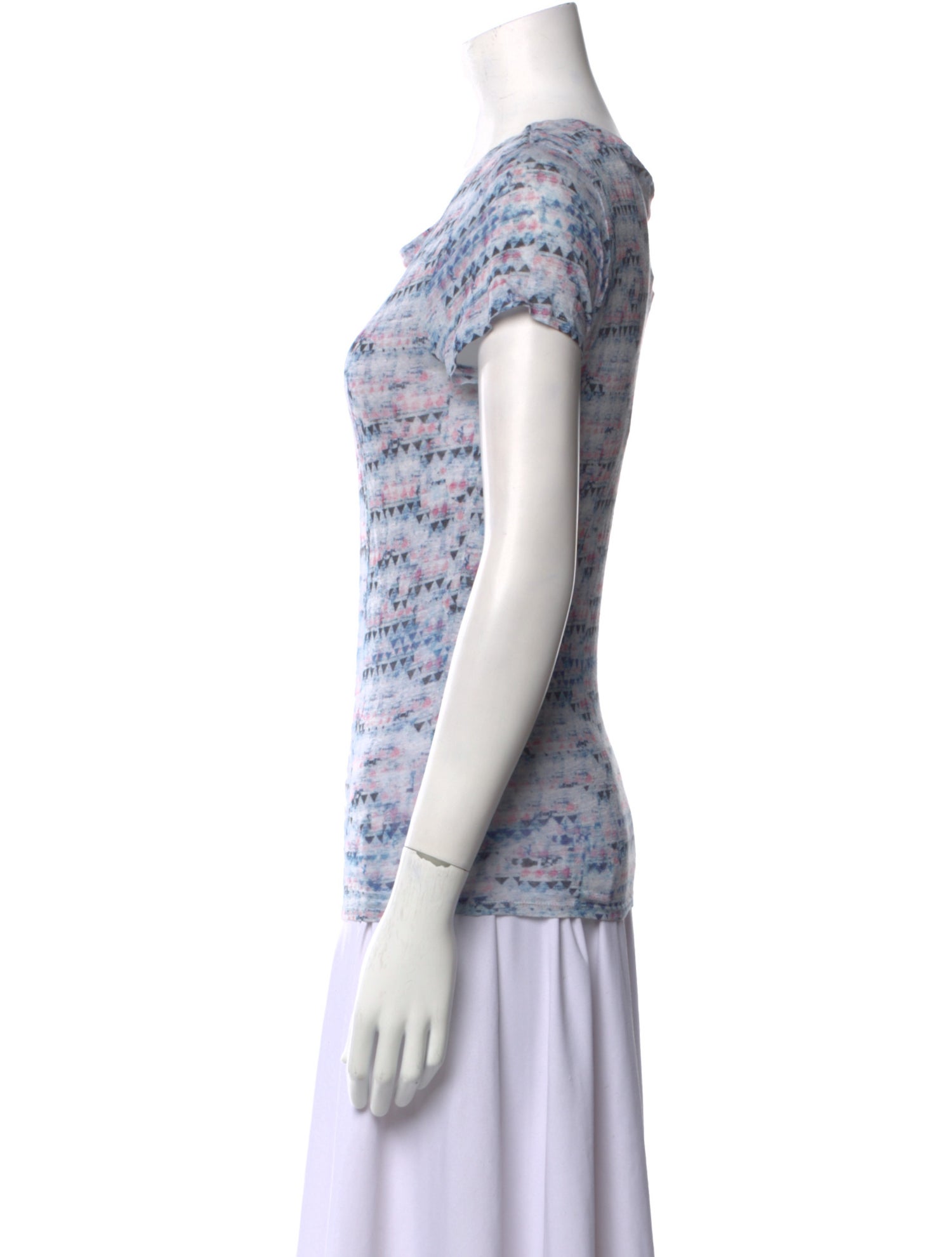 Étoile Isabel Marant Linen Printed T-Shirt