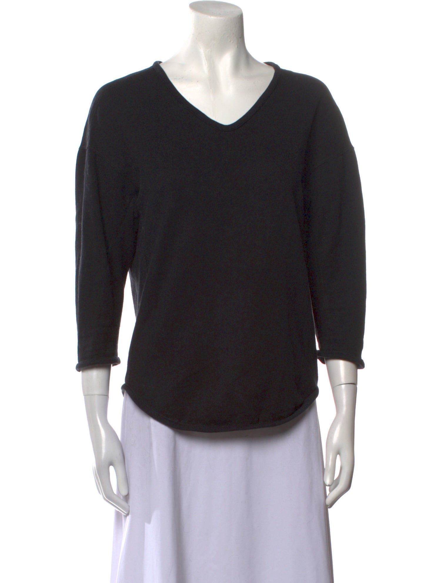 Étoile Isabel Marant V-Neck Three-Quarter Sleeve Top