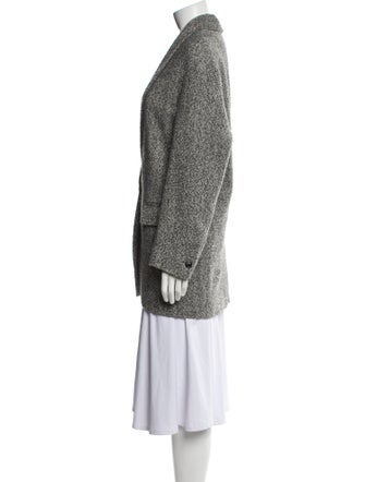 Étoile Isabel Marant Wool Tweed Pattern Peacoat