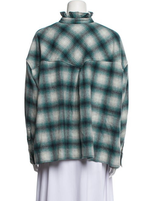 Étoile Isabel Marant Wool Plaid Print Jacket