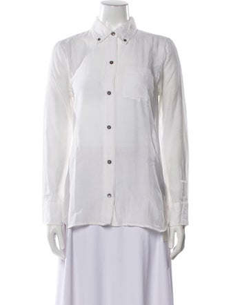 Étoile Isabel Marant Long Sleeve Button-Up Top