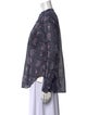 Étoile Isabel Marant Floral Print Mock Neck Blouse