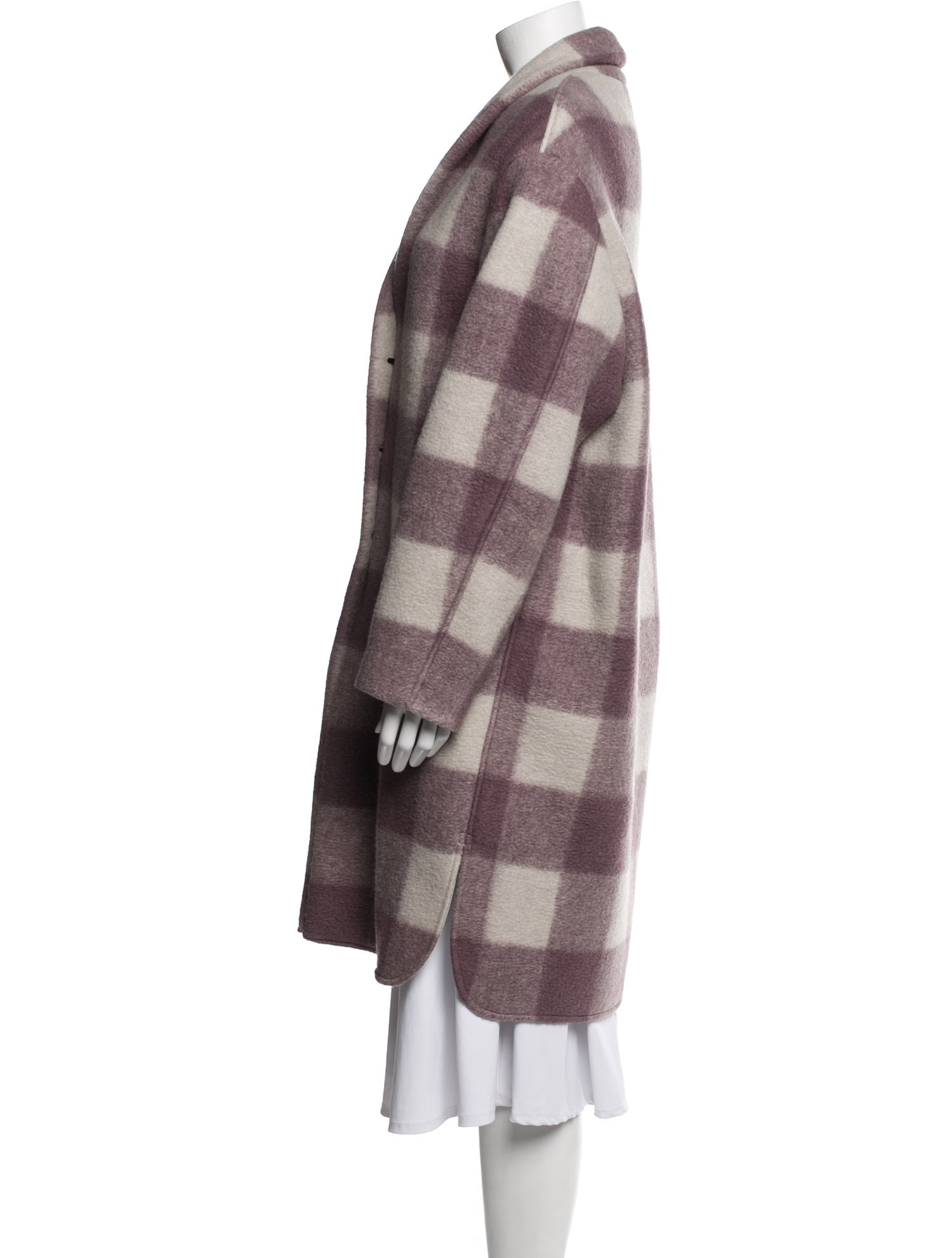 Étoile Isabel Marant Plaid Print Coat