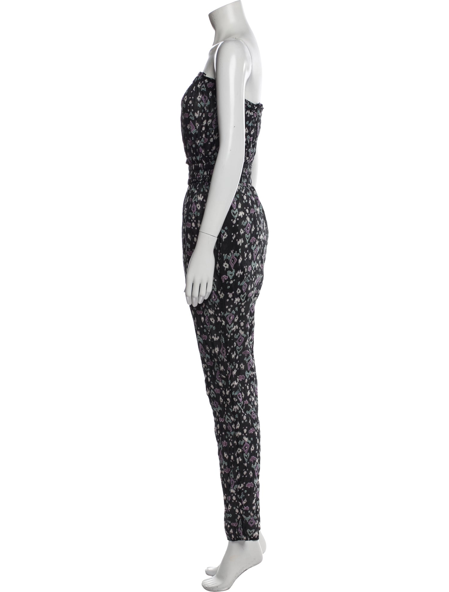Étoile Isabel Marant Printed Strapless Jumpsuit