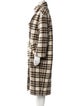 Étoile Isabel Marant Wool Plaid Print Coat