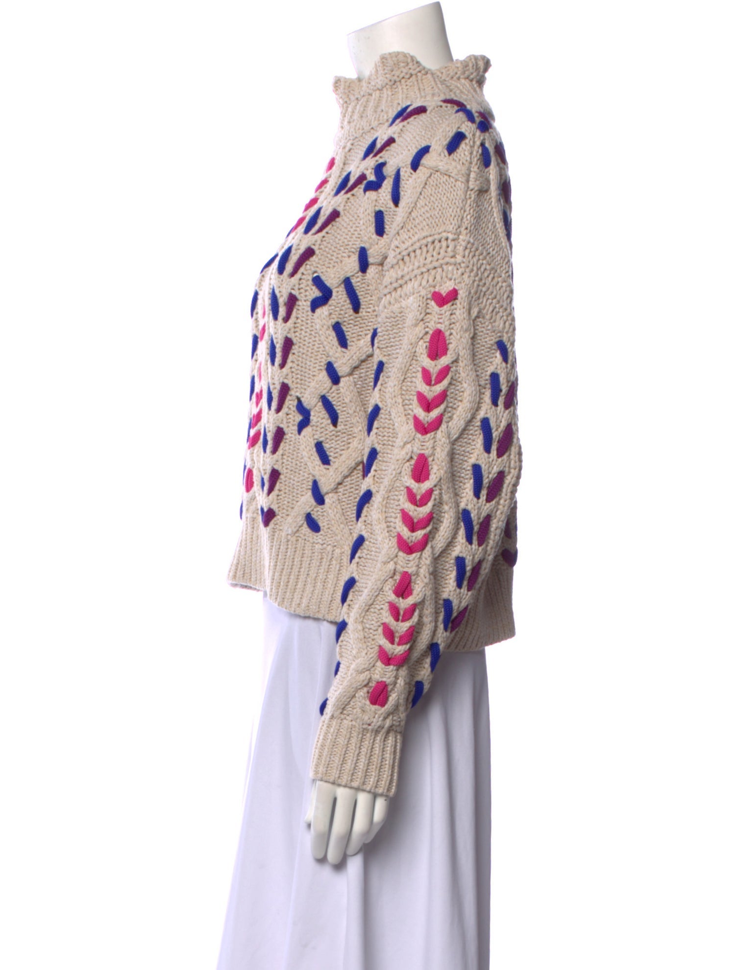 Étoile Isabel Marant Printed Mock Neck Sweater