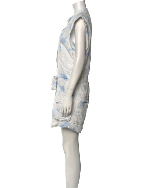 Étoile Isabel Marant Tie-Dye Print Crew Neck Romper