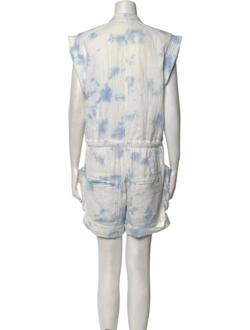 Étoile Isabel Marant Tie-Dye Print Crew Neck Romper