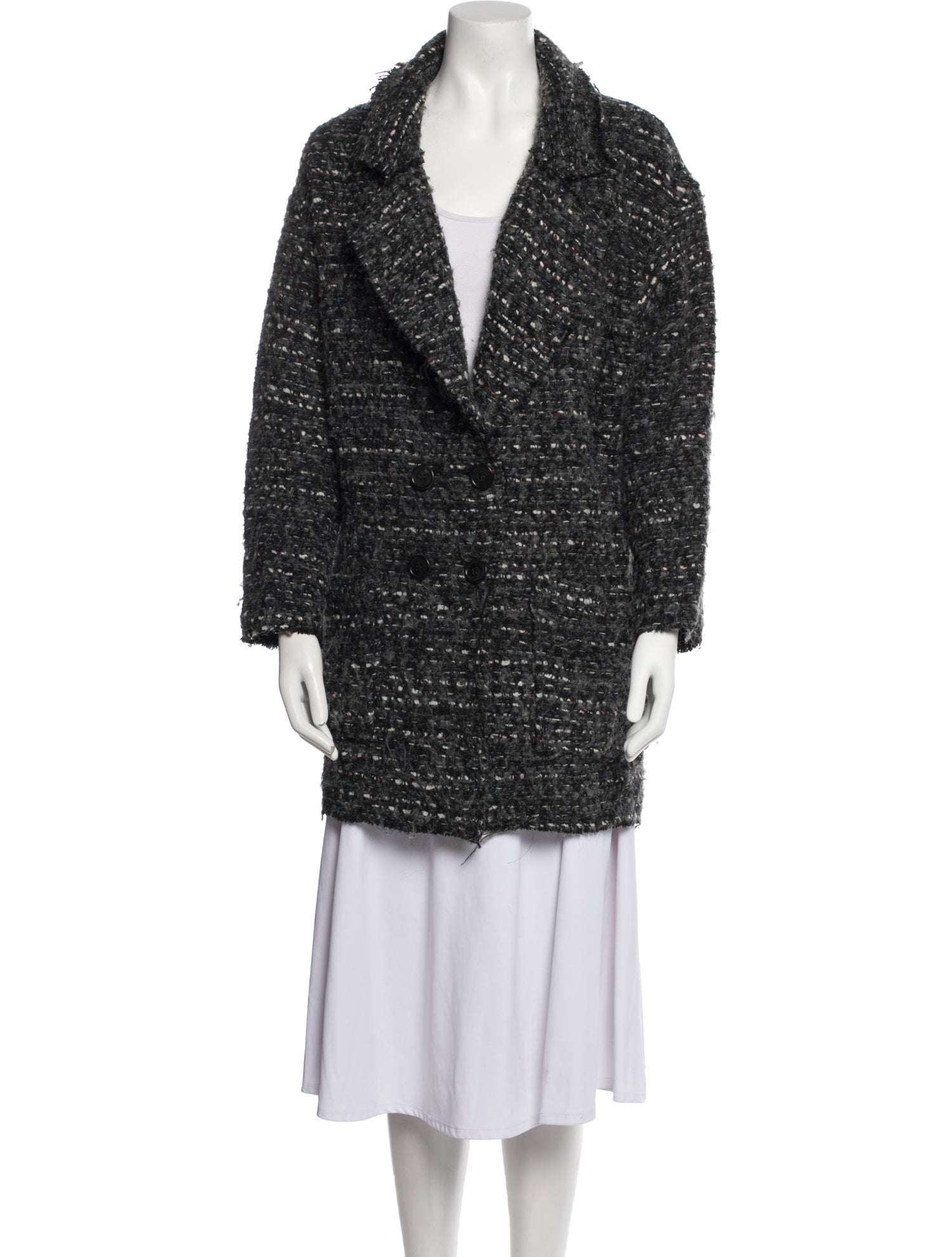 Étoile Isabel Marant Tweed Pattern Coat