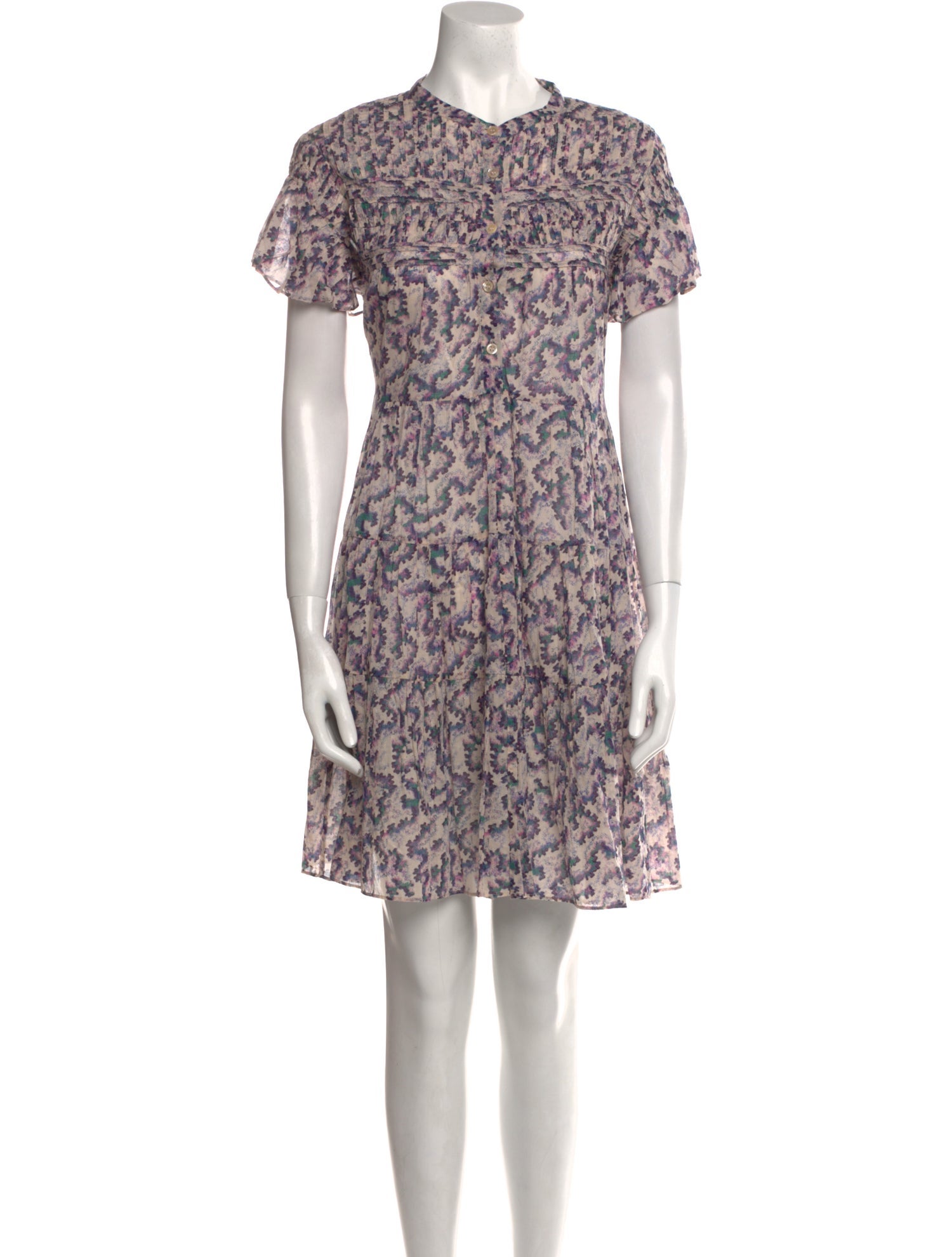 Étoile Isabel Marant Floral Print Knee-Length Dress