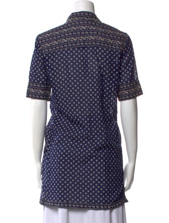 Étoile Isabel Marant Polka Dot Print Short Sleeve Tunic
