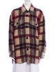 Étoile Isabel Marant Wool Plaid Print Coat