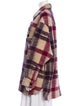 Étoile Isabel Marant Wool Plaid Print Coat