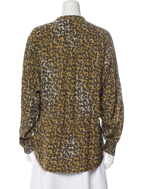 Étoile Isabel Marant Printed Mock Neck Blouse