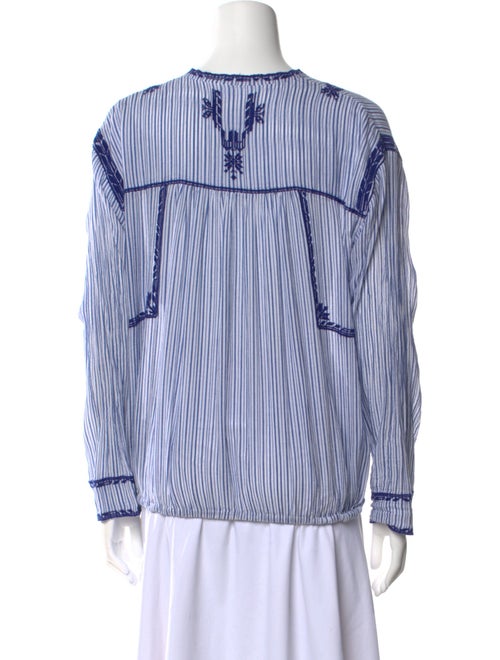 Étoile Isabel Marant Striped Crew Neck Blouse