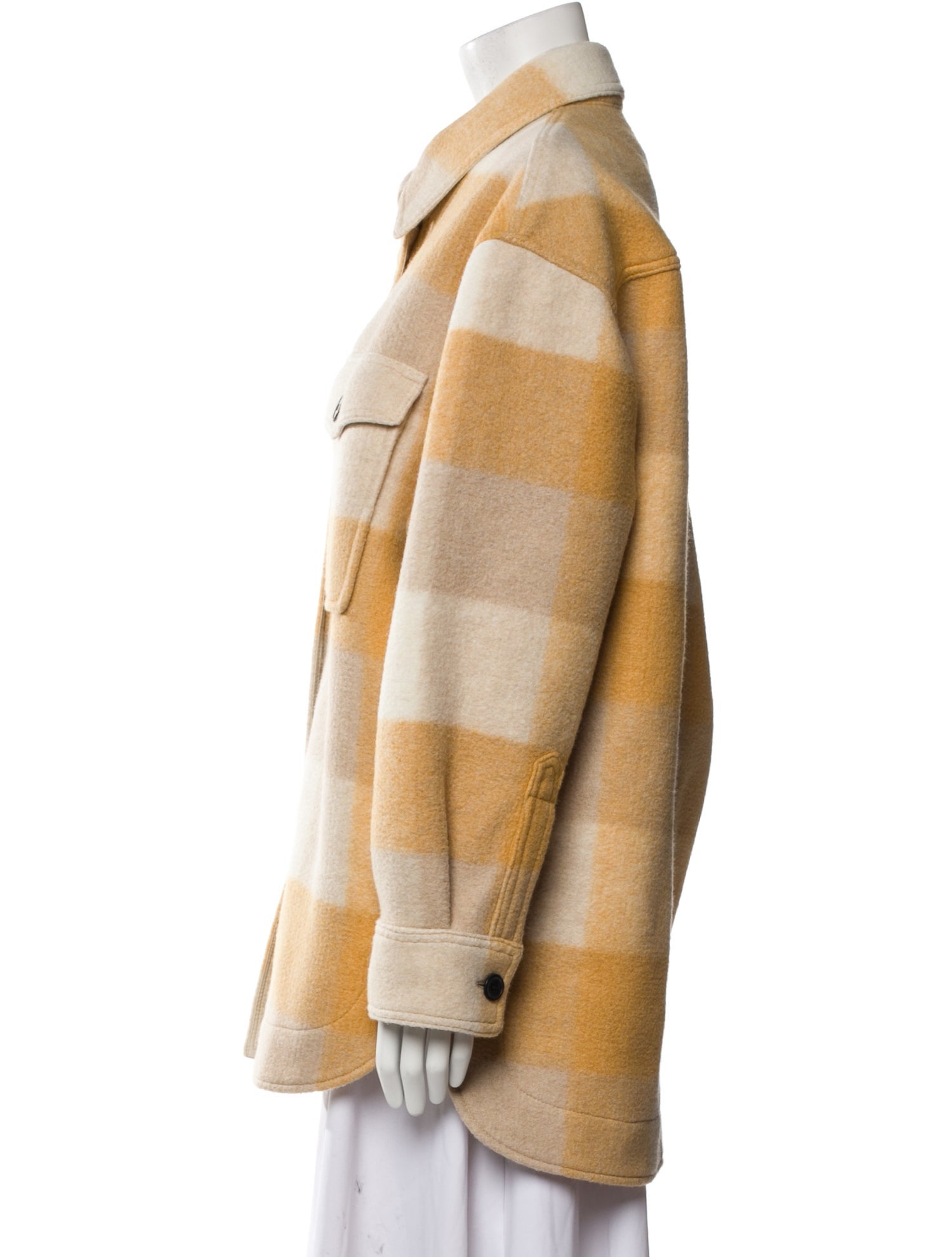 Étoile Isabel Marant Plaid Print Coat