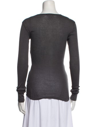 Étoile Isabel Marant Scoop Neck Long Sleeve Top