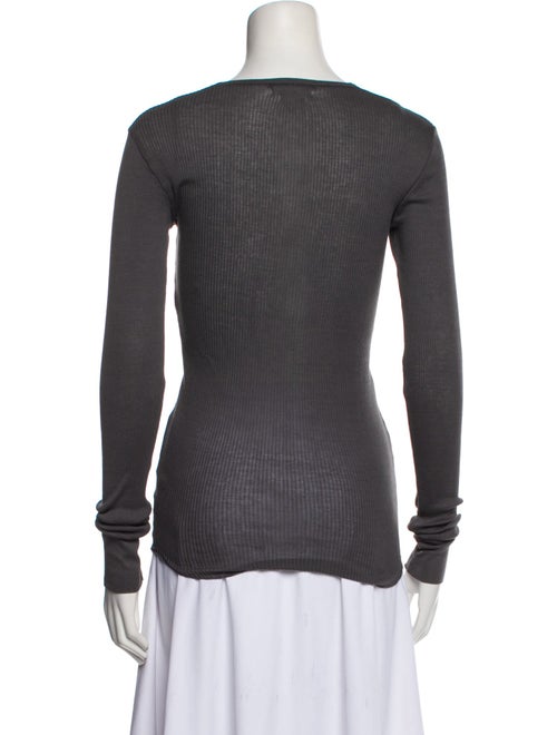 Étoile Isabel Marant Scoop Neck Long Sleeve Top