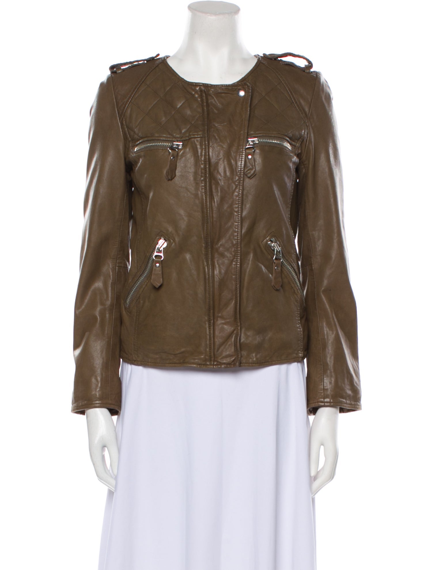 Étoile Isabel Marant Lambskin Biker Jacket