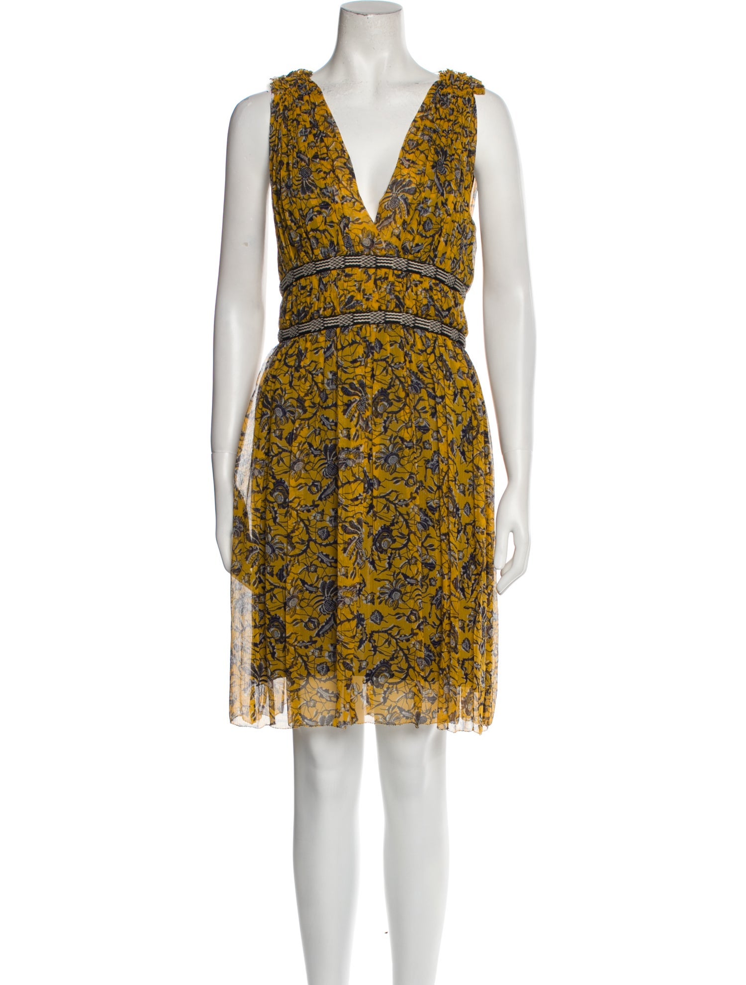Étoile Isabel Marant Silk Knee-Length Dress