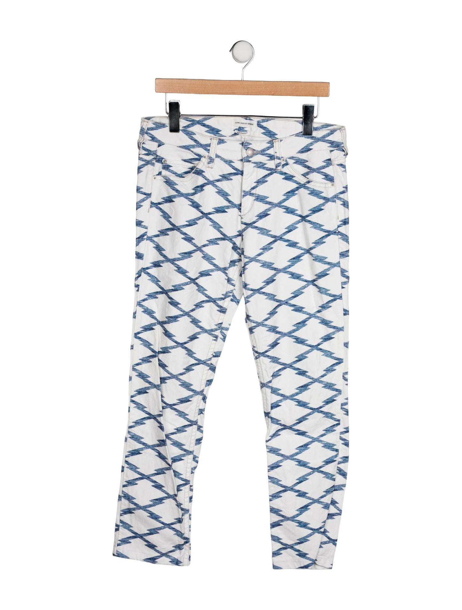 Étoile Isabel Marant Mid-Rise Straight Leg Jeans